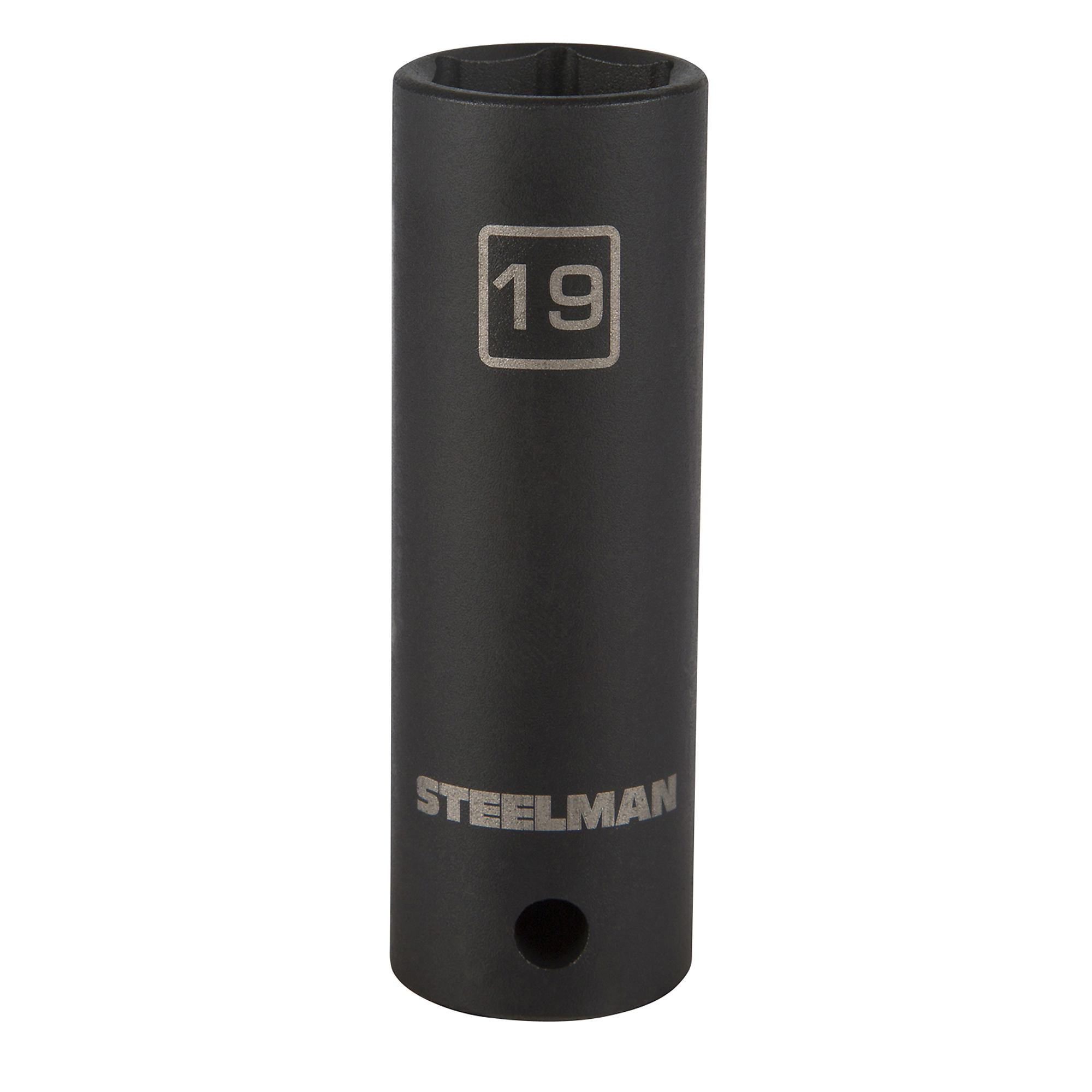 STEELMAN 1/2-Inch Drive x 19mm Thin Wall Deep Impact Socket, Model# 60007